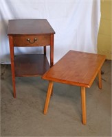 Two Wooden Tables