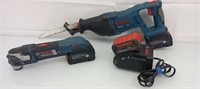 Bosch sawzall CRS180 and multi tool GOP-18V-28