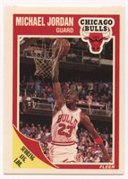 Exceptional 1989-90 Fleer Michael Jordan Card #21