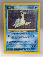 1999 Pokemon Fossil Lapras Holo #10 Scratches