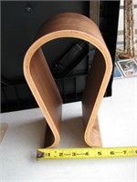 Wooden Stereo headset  rest