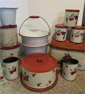 Vintage Tin Canisters