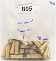 75 Rounds Of Remanufactured .38 Special Ammunition