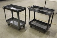 (2) Rolling Carts, Approx 16"x33"x32"