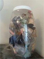 Jar Full Of Small Bottles