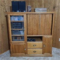 Media Cabinet, Stereo, & Contents