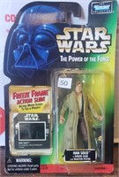 Star Wars Han Solo in Endor Gear w/Blaster Pistol