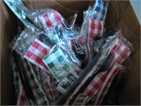 Box Of New Single Serve Plastic Flatware Packages