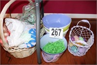 Collection Of Easter Baskets And Decor (Rm 7)
