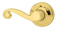 $19  Lido Polished Brass Left-Handed Dummy Door Le