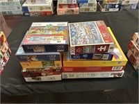 Lot Of 10 Jigsaw Puzzles