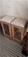 Pair of 27" high stools