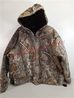 Realtree Hooded Camo Coat 3XL