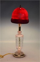 Texas A & M  Glass Table Lamp