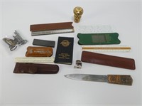 RULERS, KEYS, OPENERS, ETC.