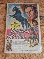 Vintage Phantom stallion, Republic movie poster