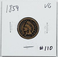 1859  Indian Head Cent   VG