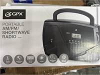 GPX SHORTWAVE RADIO RETAIL $30