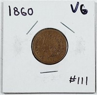 1860  Indian Head Cent   VG