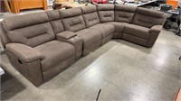 5 PIECE RECLINING SECTIONAL W/ POWER OUTLETS