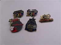 (5) yr2000 Disney Collector's Pins