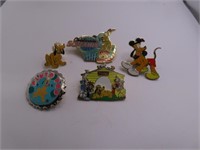 (4) Disney PLUTO DOG asst Collector's Pins