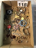 Flat of Misc. Jewelry