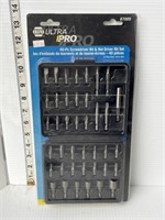 40 pce screwdriver bit & nut driver set