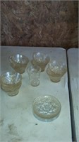 GLASS SET, SMALL BOWLS, CUP, SMALL CUP,SMALL PLATS