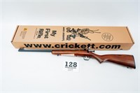 NEW KSA CRICKET 22 LR LH BLUED WALNUT