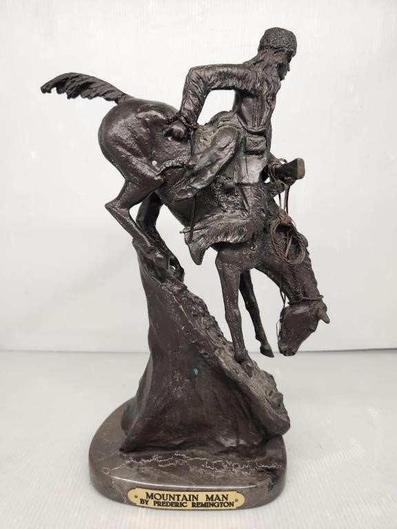 Frederic Remington Mountain Man Replica Statue