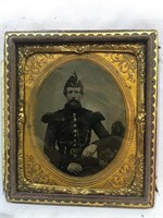 Civil War Era Soldier Tintype Photo – Chasseur a