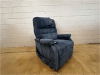 Blue Upholstered Lift Chair