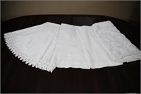 Cotton & Damask White Table Linens
