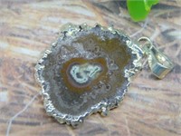 AMETHYST STALACTITE PENDANT ROCK STONE LAPIDARY SP