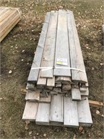 (18) 2” x 6”- 8’ long lumber. And various other