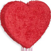 Unique Shaped Red Heart Pinata,, 13x15 ,