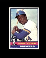 1976 Topps #550 Hank Aaron VG to VG-EX+