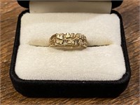 10kt Gold Nugget Ring Size 7 1/2 (2.7 Grams)