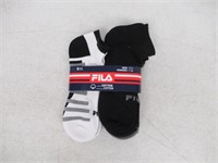 5-Pk Fila Men's 7-12 Ankle Sock, Multi-Coloured