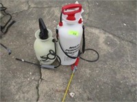 2gal, 1gal pump-up sprayer