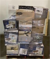 (19) Assorted Ceiling Fans And Light Fixtures