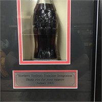 Coca Coal Framed Northern Territory Bottle