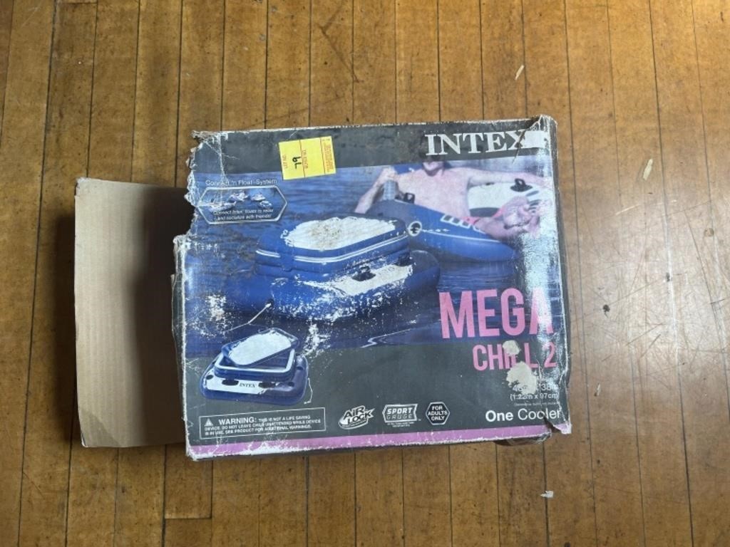 INFLATEABLE MEGACHILL 2 FOATING ICE CHEST - NIB