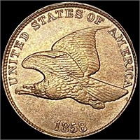 1858 Flying Eagle Cent CLOSELY UNCIRCULATED