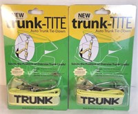 2 - Trunk-Tite Auto Trunk Tie-Downs