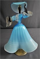 VTG Murano Art Glass Hand Blown Lady Figure