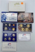 2007 US Mint Proof Set, 14 Coins, (5) State