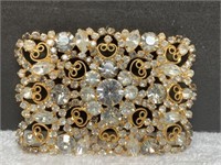 Sensational Crystal Rhinestone and Gold Plated