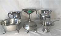 Lot of Pewter Kitchen Items